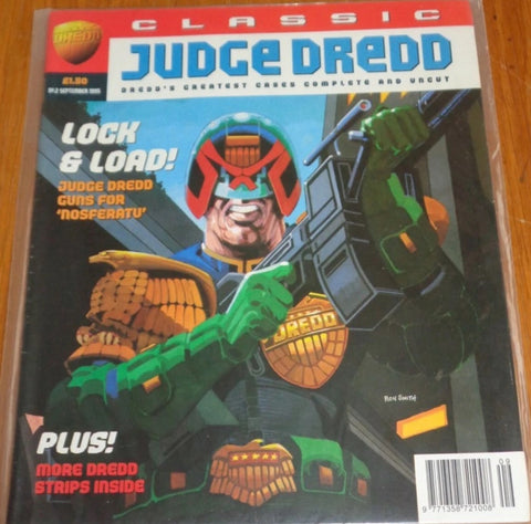 Classic Judge Dredd #2.#3, #5 & #10 LOT - Mag/Comic 2000AD - 1995