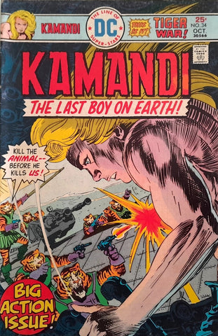Kamandi, The Last Boy On Earth #34 - DC Comics - 1975