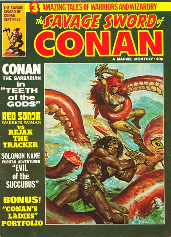 Savage Sword of Conan Magazine #23 - Marvel - 1979