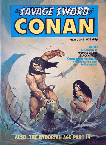 Savage Sword of Conan Magazine #8 - Marvel - 1978