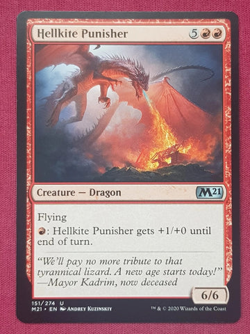"Hellkite Punisher" - Magic The Gathering Card - M21