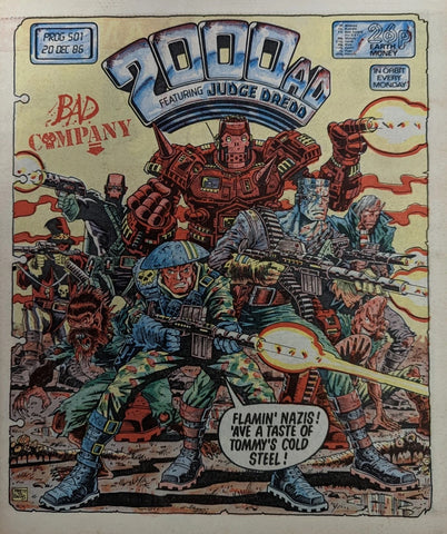 2000AD Comic Prog #501 - #504 (4x Comics RUN) - 1986