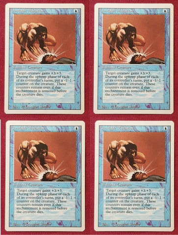 "Unstable Mutation" x4 - Magic The Gathering Card - Revised - 4-Card Playset