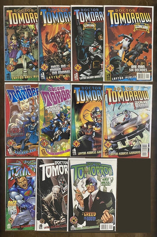 Doctor Tomorrow #1 - #11 (11x RUN of Comics) - Acclaim Comics - 1997/8
