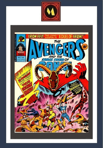 The Avengers #129 - Marvel Comics / British - 1976
