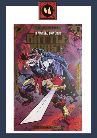 Battle Beast #1 - Image Comics - 2025 - Gold Foil Embossed 10th Print