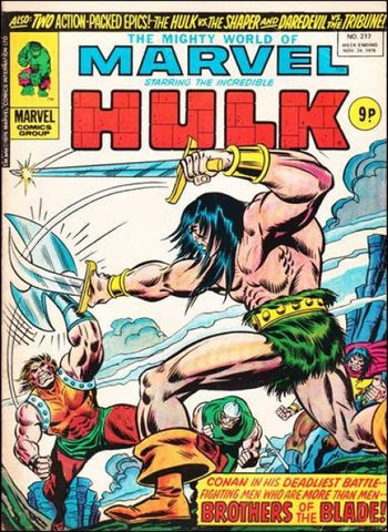 Mighty World of Marvel #217 - Marvel Comics - 1976