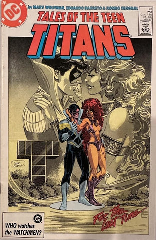 Tales of the Teen Titans #72 - DC Comics - 1987