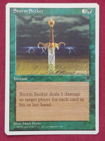 "Storm Seeker" - Magic The Gathering Card - Chronicles