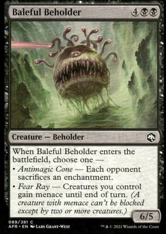 "Baleful Beholder" x4 - Magic The Gathering Card - AFR - 4-Card Playset
