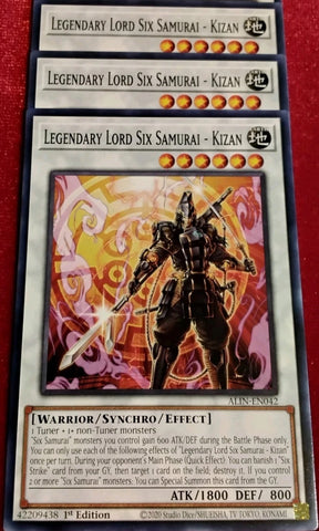 "Legendary Lord" ALIN-EN042 - Yu-Gi-Oh! - 3x Cards Playset - Alliance Insight