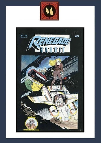 Renegade Rabbit #3 - Printed Matter Comics - 1987 (Ref. Box B1)