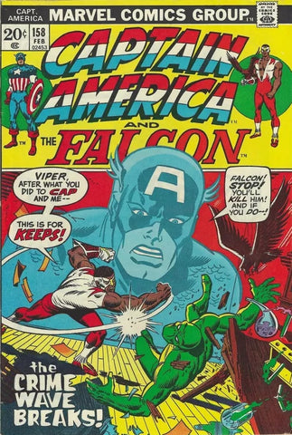 Captain America #158 - Marvel Comics - 1973