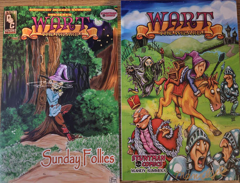 Wart The Wizard! Crowdfunder Campaign Pack- Stuntman Comics - 2021