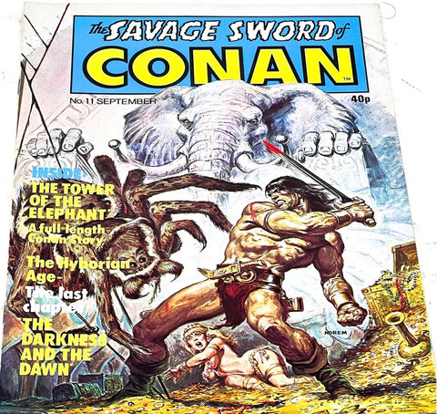 Savage Sword of Conan Magazine #11 - Marvel - 1978