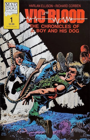 Vic Blood #1 - Mad Dog Graphics - 1987