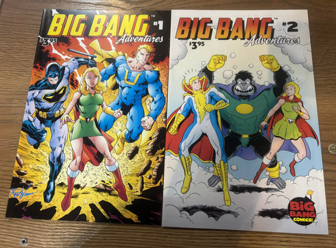 Big Bang Adventures #1 and 2 - Big Bang Comics - 2020