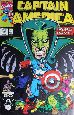 Captain America #382 - Marvel Comics - 1991