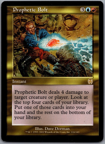 "Prophetic Bolt" x4 - Magic The Gathering - Apocalypse - 4-Card Playset