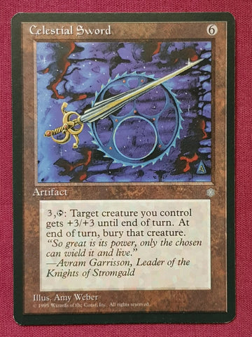 "Celestial Sword" - Magic The Gathering Card - Ice Age