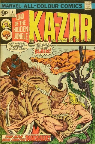 Ka-Zar Lord of the Hidden Jungle #9 - Marvel Comics - 1975