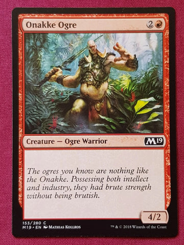"Onakke Ogre" - Magic The Gathering - M19 - 4-Card Playset