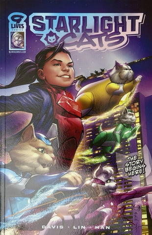 Starlight Cats Vol. 1 - Nine Lives Comics - Shane David Variant - SIGNED