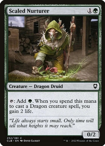 "Scaled Nurturer" x4 - Magic The Gathering Card - CLB - 4-Card Playset
