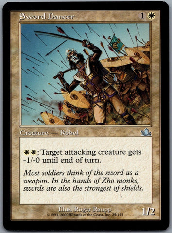 "Sword Dancer" x4 - Magic The Gathering - Prophecy - 4-Card Playset