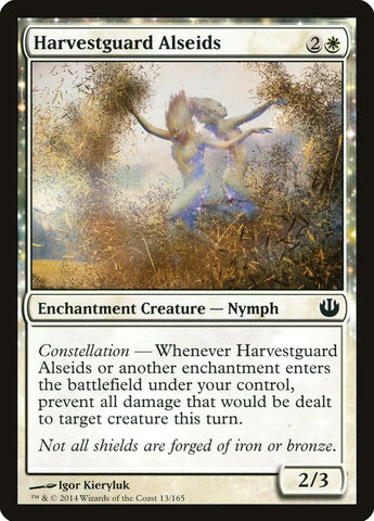 "Harvestguard Alseids" FOIL - Magic The Gathering Card - Journey Into Nyx