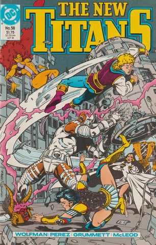 The New Titans #58 - DC Comics - 1989