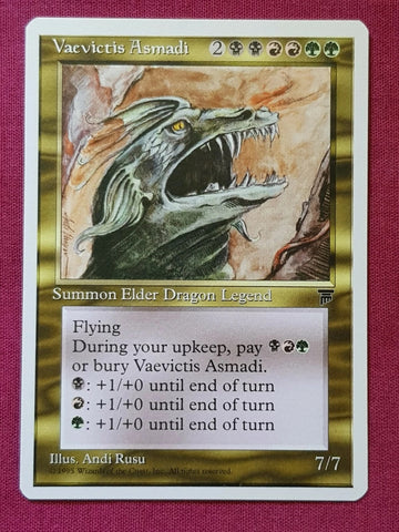 "Vaevictis Asmadi" - Magic The Gathering Card - Chronicles