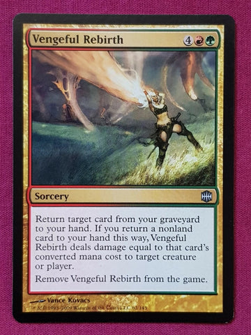 "Vengeful Rebirth" x4 - Magic The Gathering - Alara Reborn - 4-Card Playset