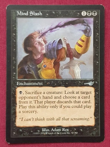 "Mind Slash" - Magic The Gathering Card - Nemesis