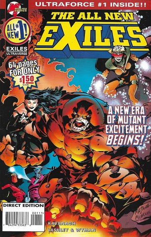 All New Exiles #1 (2x Versions) - Marvel Comics - 1995