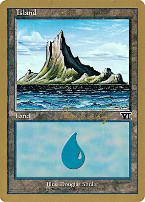 "Island" - Magic The Gathering Card - 6th Edition / Brussels 2000