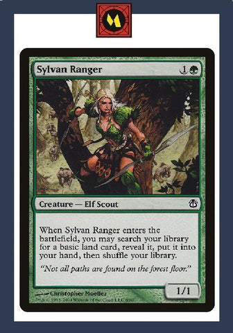 "Sylvan Ranger" - Magic The Gathering Card - Duel Decks