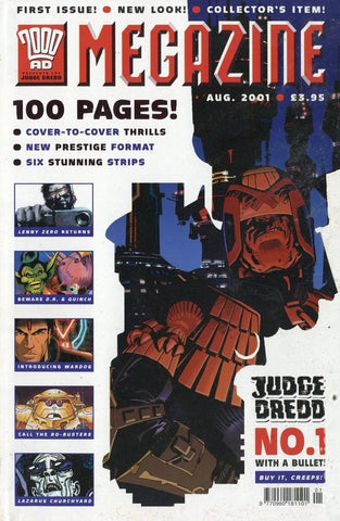 Judge Dredd Megazine #1 - #8 (8x Issues) - 2001/2002