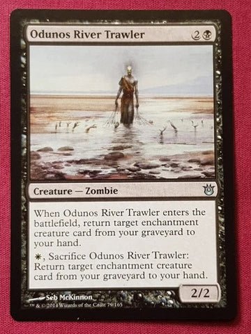 "Odunos River Trawler" - Magic The Gathering Card - Born Of The Gods
