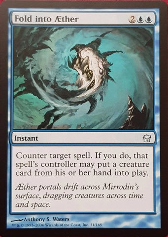 "Fold Into Aether" - Magic The Gathering Card - Fifth Dawn