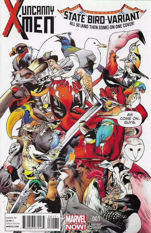 Uncanny X-Men #1 - Marvel Comics - 2013 - Deadpool State Bird Variant