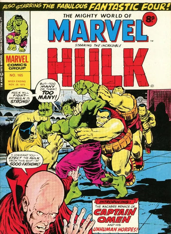 Mighty World of Marvel #165 - Marvel Comics / British - 1975