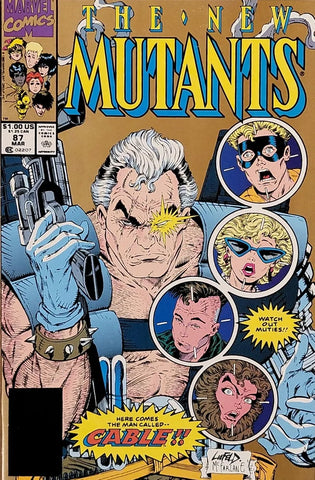 The New Mutants #87 - Marvel Comics - 1990 - Gold 2nd Printing