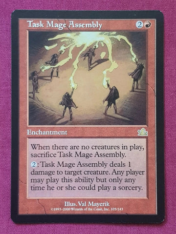 "Task Mage Assembly" - Magic The Gathering Card - Prophecy