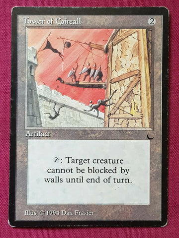 "Tower Of Coireall" - Magic The Gathering Card - The Dark