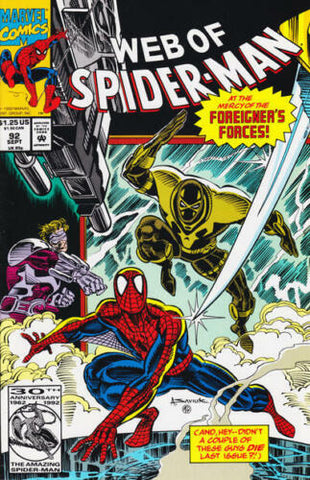 Web of Spider-Man #92 - Marvel Comics - 1992