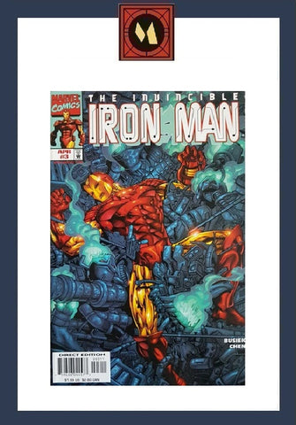 Invincible Iron Man #3, #4 and #5 - Marvel Comics - 1998