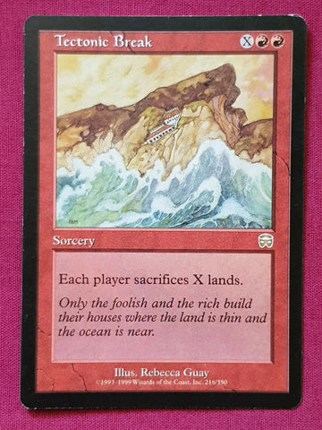 "Tectonic Break" - Magic The Gathering Card - Mercadian Masques