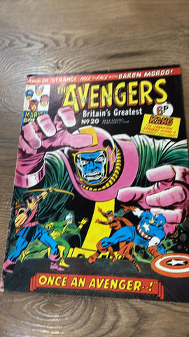 The Avengers #20 - Marvel/British - 1974