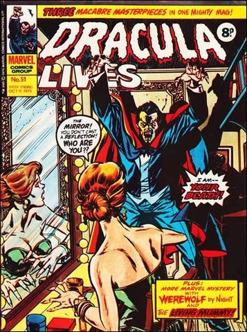 Dracula Lives #51 - Marvel Comics / British - 1975